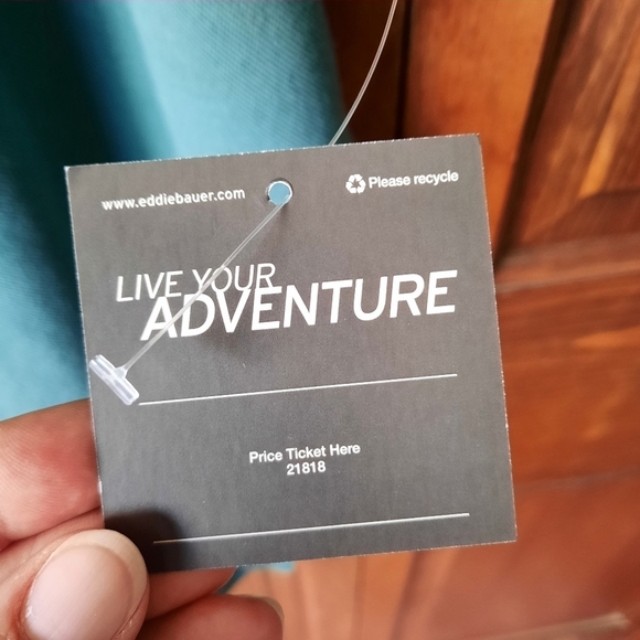 NWT Eddie Bauer 100% cotton sage green short sleeve polo shirt size XL Tall - Picture 11 of 13